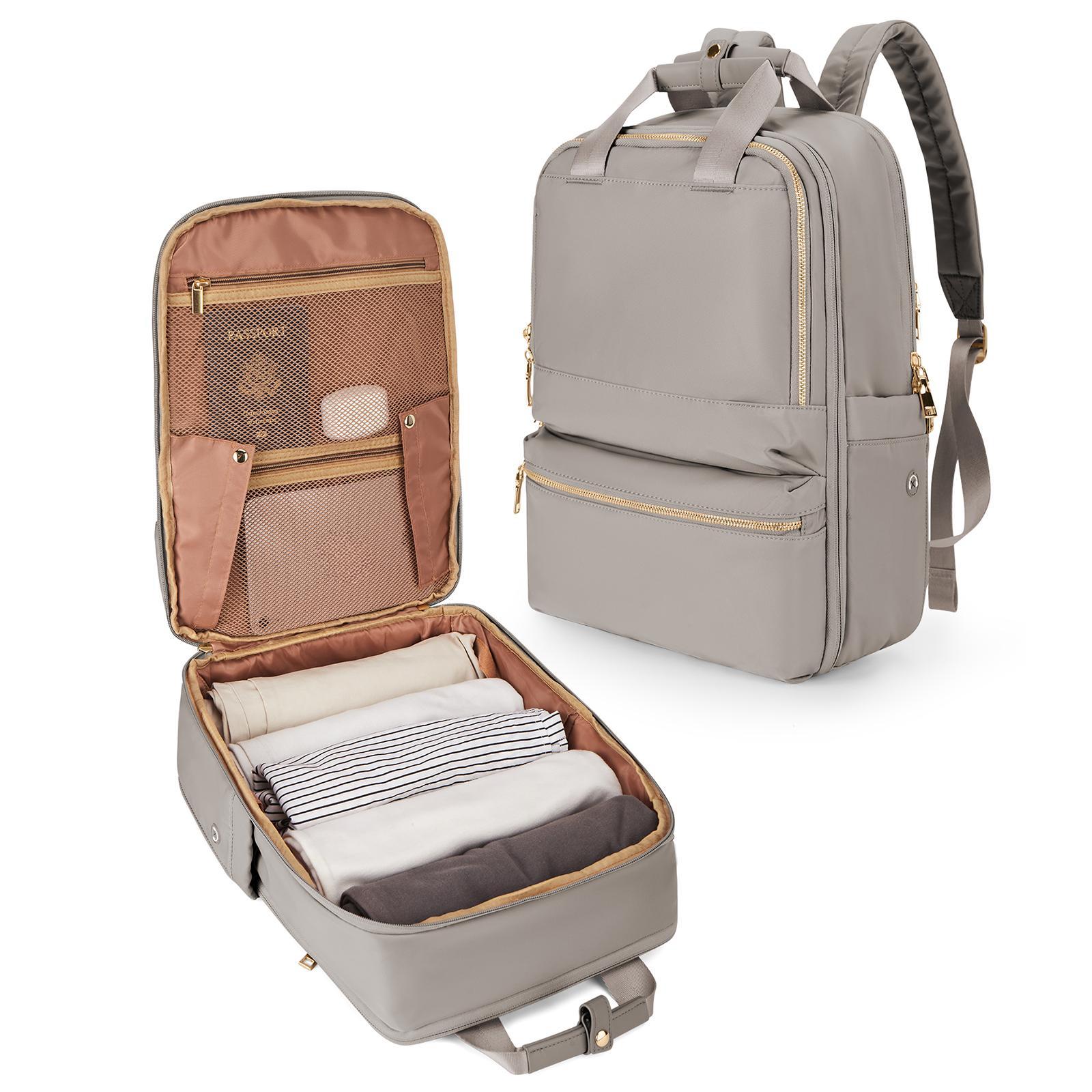 

Carry On Backpack Travel Backpack Airline Approved Large 15.6 Laptop Backpack For Women Water-Repellent Business Backpack For Work