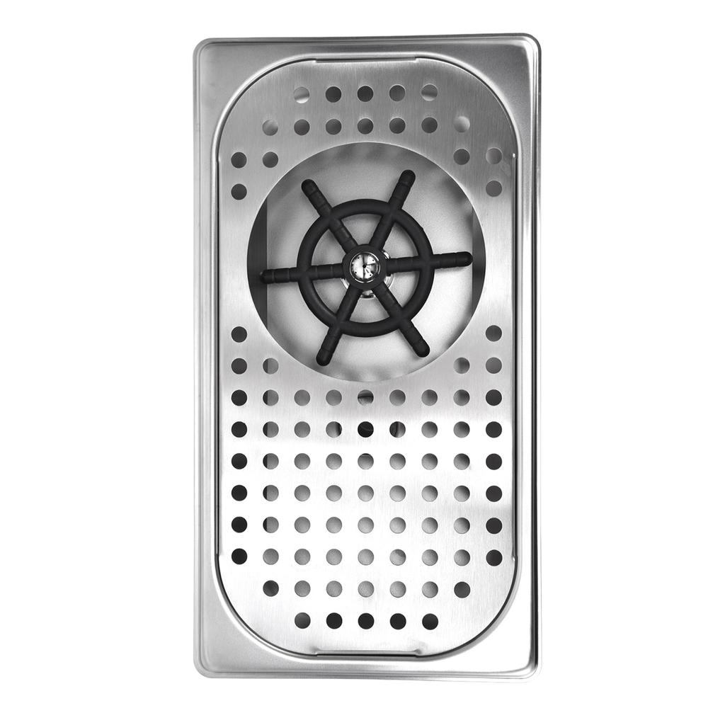 Automatyczny spłukiwacz do kubków Szybkie płukanie G1/2 Stal nierdzewna Płukacz do dzbanków dla Hotelu Kawiarni DomuFC‑12‑1