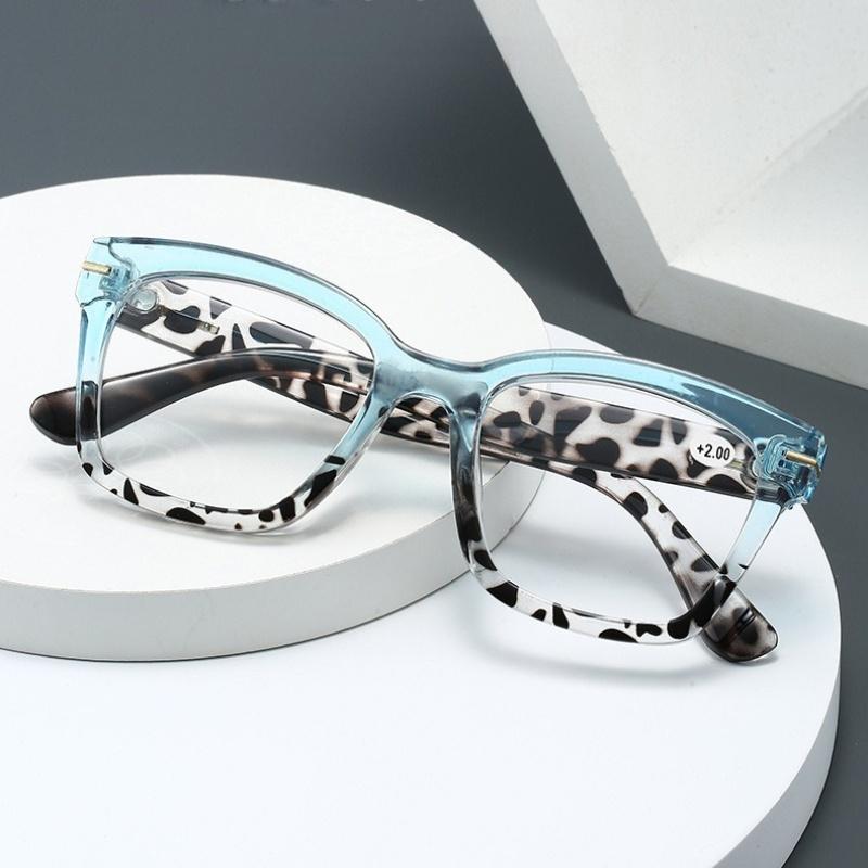 New Fashionable Hd Metal Frame Women'S Reading Glasses Retro Neutral High Quality Anti Blue Light Presbyopia Glasses