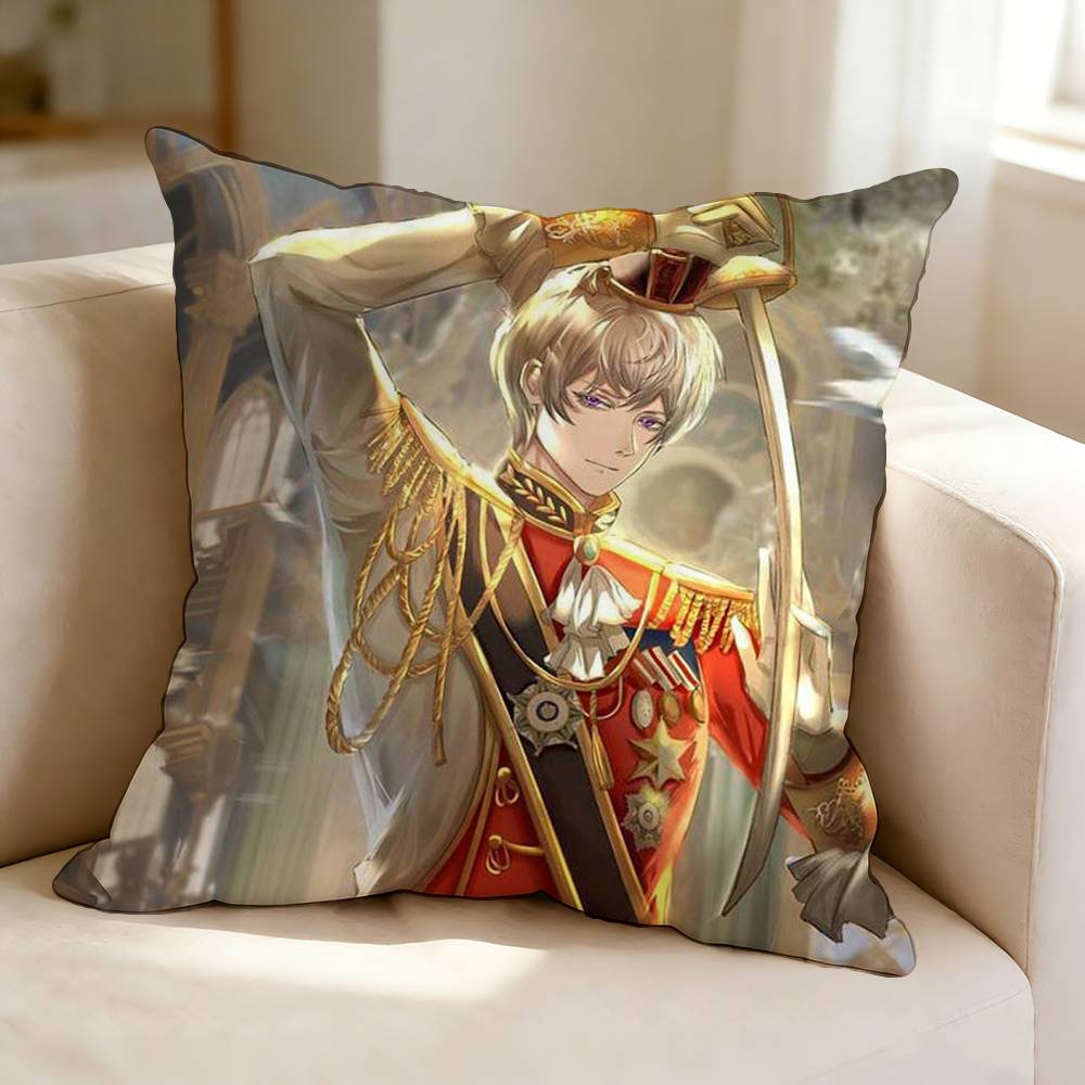 H-Hetalia W-World Stars I-Ivan Braginsky Square Double-Sided printed Pillow Case Bedroom Bedside Pillow Sofa Cushion Cover