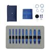 9Pairs Interchangeable Aluminum Circular Knitting Needle with Case Ergonomic Grip for Weaving Yarns Craft 3.0mm-6.0mm