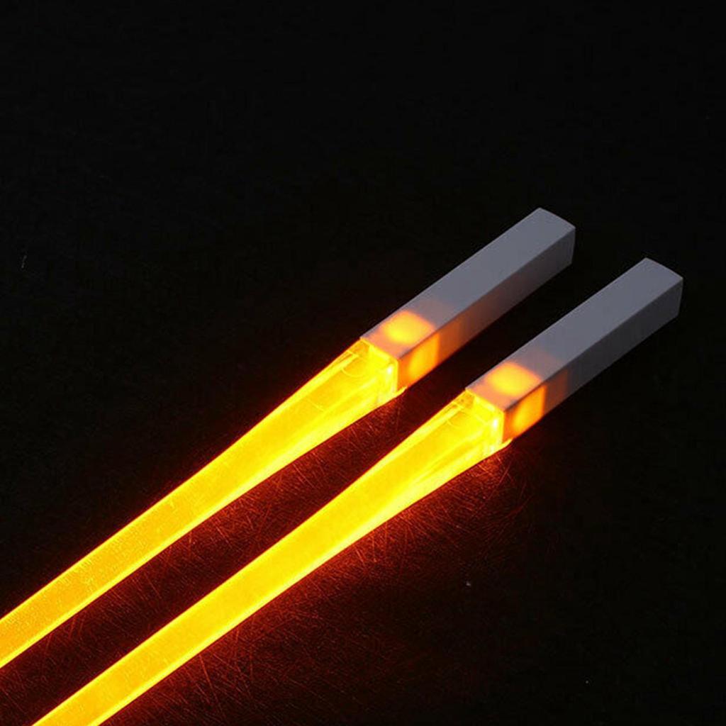 1 Pair LED Chopsticks Durable Lightweight Dining Party
