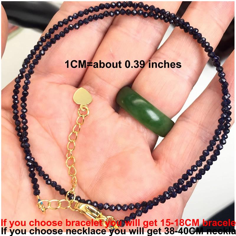 Cutting Flash Beads Gemstones for Men and Women Necklace Bracelet Crystal Quartz agate Choker Jewelry Party Gift Fashion 2-3mm