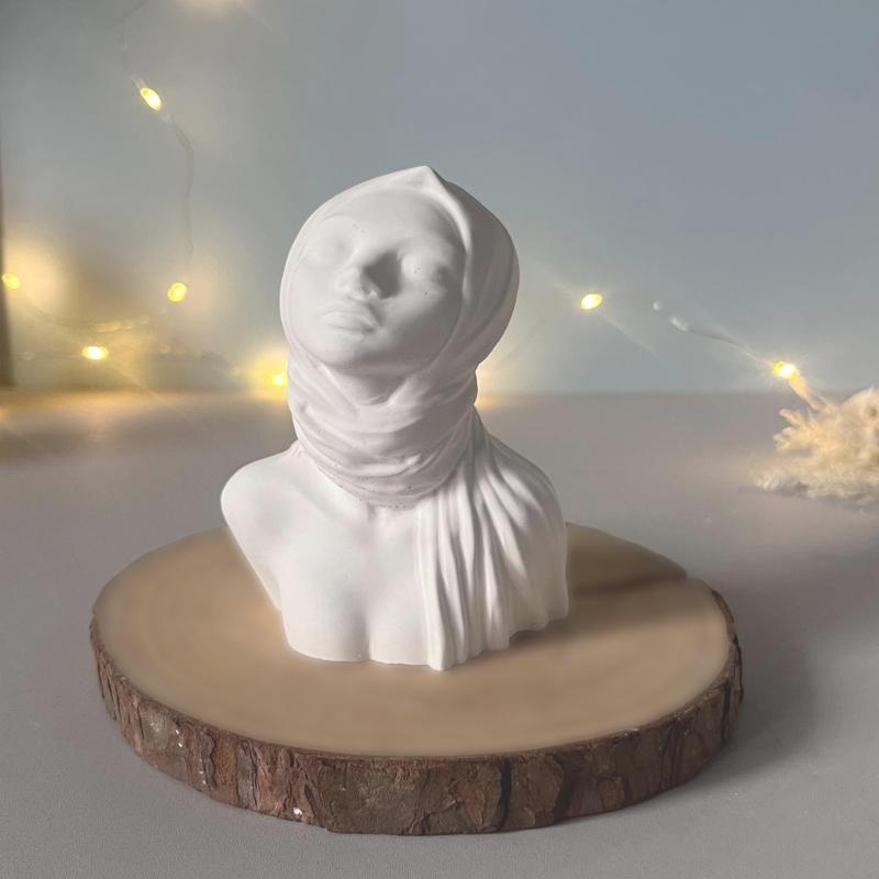Female Statue Silicone Candle Molds for Epoxy Resin Candle Soap Figurine Silicone Candle Molds for Gypsum Decoration