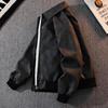 Men's Retro Lapel Leather Jacket - Spring & Autumn Hong Kong Style
