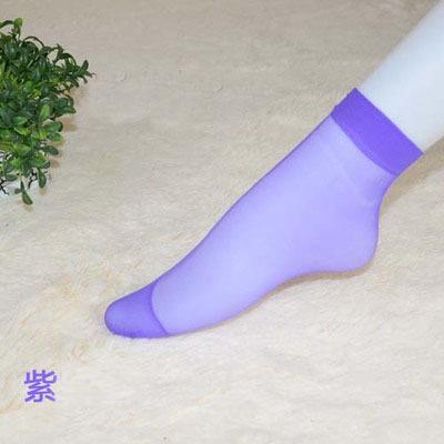 Spring and summer ultra-thin socks women's transparent invisible socks crystal socks anti-hook silk summer flesh-colored sexy stockings