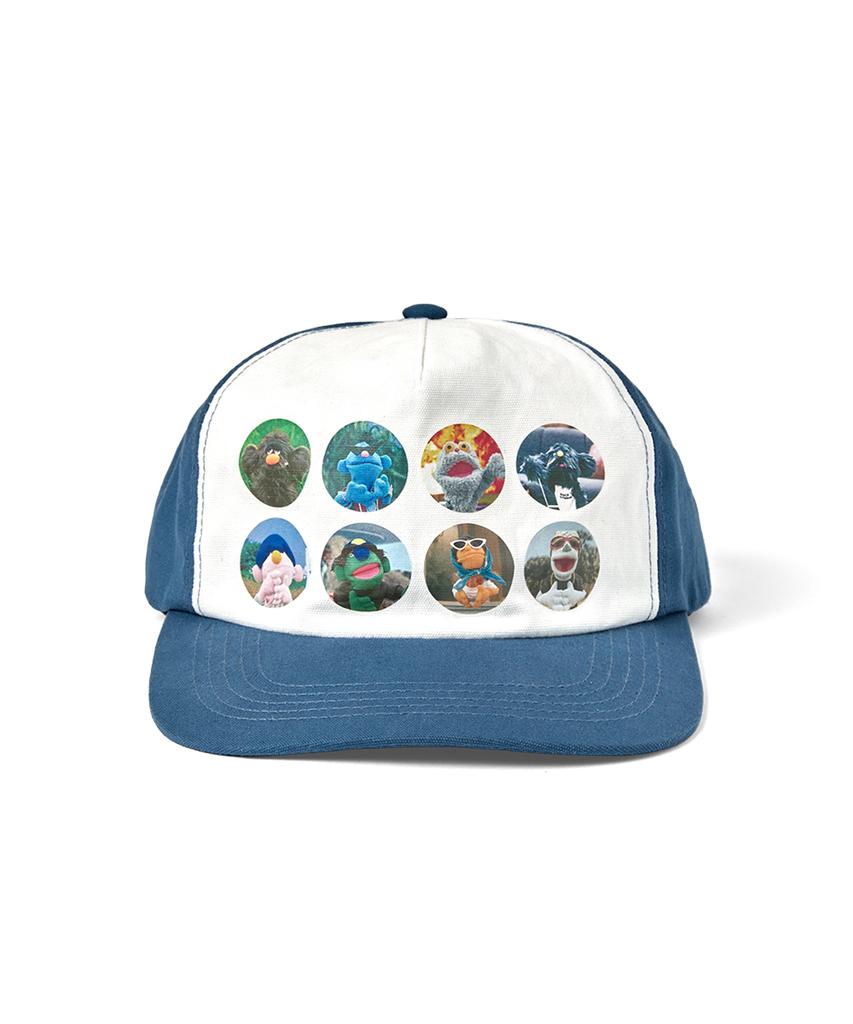 YESEYESEE Kidding Heads Cap Blue