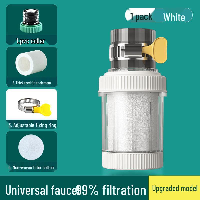 2026 360° Rotating Shower Head with Washable Filter, Splash-Proof Water Purifier for Kitchen Faucets