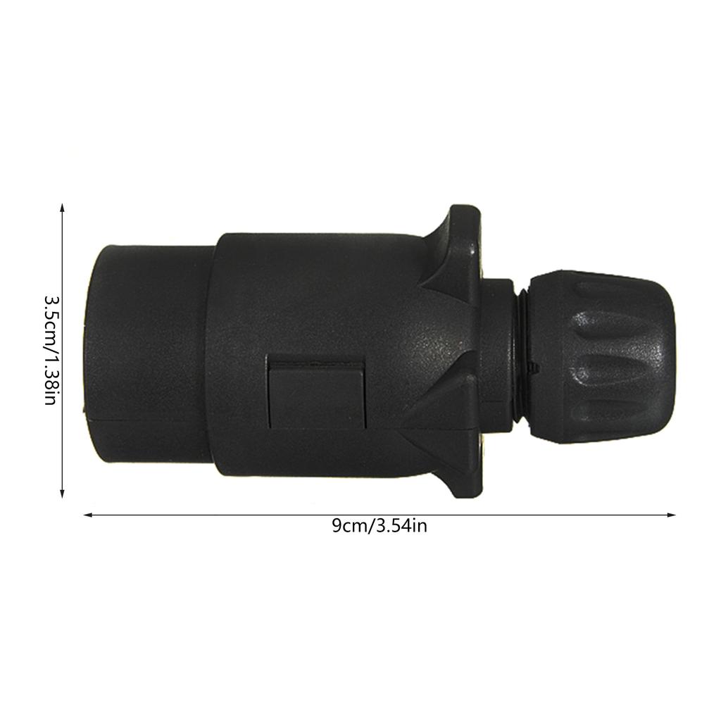 7 Pin Towing Adaptor Trailer Caravans Truck Towbar European Car Plug Adapter 12V Waterproof Electric Socket Converter
