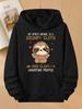 Funny Grumpy Sloth Patterns, Cute Sweaters, Street Fashion, Fun Design, Durable Craftsmanship, Printed Hoodies, Street Style