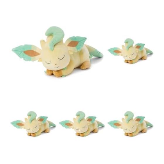 Takara Tomy Arts Pokemon Suyasuya Friend Plush S Leafeon, Approx. 36cm Wide