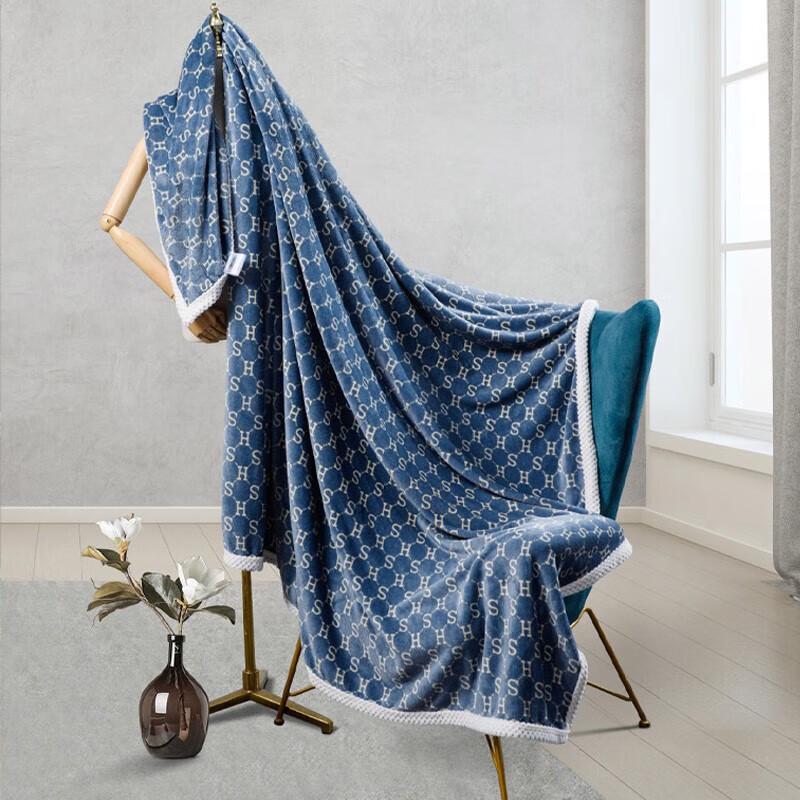 

Mercury Floating Light Snow Mink Fleece Blanket