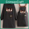 Nice Bear Oil Resistant Apron Made Of Durable Composite Cloth For Adult Chefs Special Characters Included