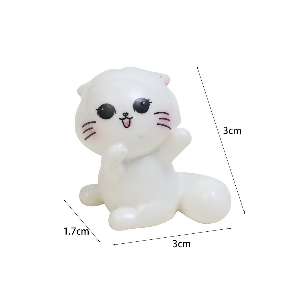 1-5 Stück Neue Auto Mittelkonsole Harz Ornamente Cartoon Niedliches Zaubererkätzchen Mikrolandschaft Harz Desktop Dekoration DIY Zubehör