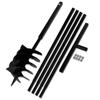 VidaXL Soil Auger with Handle 200 Mm and 5 M Extension Tube Steel