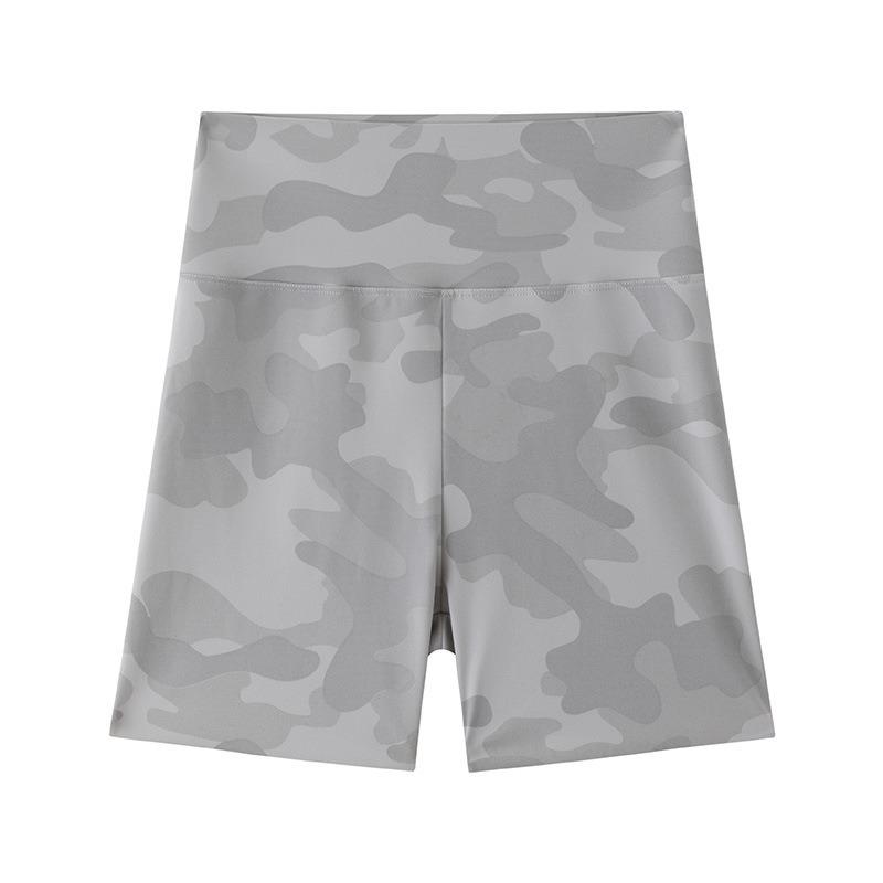 New camouflage three-point shark pants summer wear women's leggings anti-light hip-lifting yoga pants summer thin women