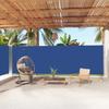 VidaXL Retractable Side Awning Blue 200x1000 Cm 318046