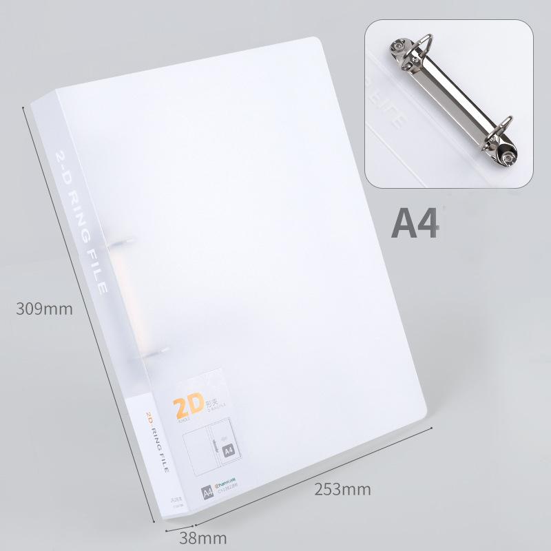 

Папка-переплет с 2 кольцами, папка-переплет формата А4, крышка, органайзер для офисных документов, вмещает 200 листов тестовой бумаги, настольный органайзер