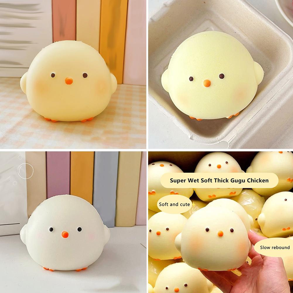 

Kawaii Squishies Супер мягкие игрушки для детей в виде цыплят Игрушки для снятия стресса Подарки Squeeze Ball Party Relief B8V7