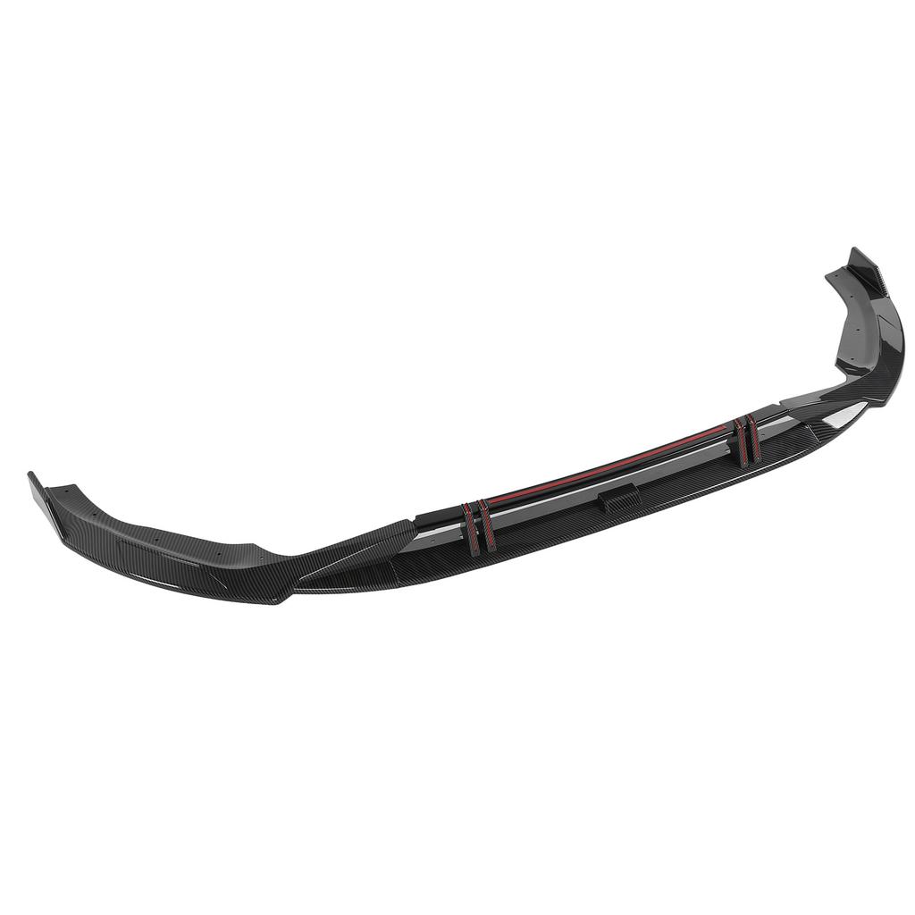 Front Bumper Lip Spoiler Carbon Fiber Style Car Modification Part Fit for A5 B9 Sport 2020 2021