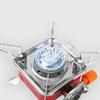 Tragbarer Klappkassettenherd Camping Kochgeschirr Outdoor Gasherd Mini Quadratischer Herd