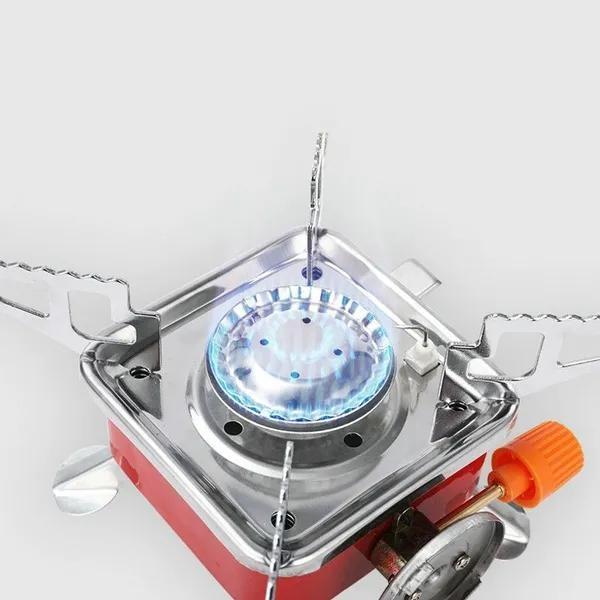 Portable Folding Cassette Stove Camping Cookware Outdoor Gas Stove Mini Square Stove