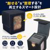 Areshika Vertical Deck Case with Protect Deck Leather Magnetic Trading Card Case Vertical with Window, (White, Window)