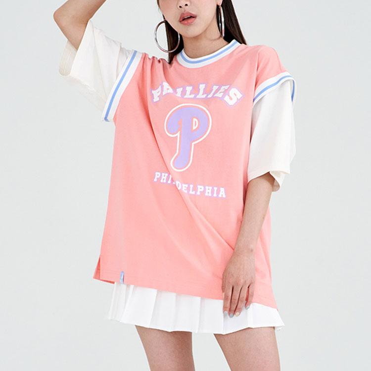 New MLB T Shirts Unisex Light Coral 3ATSEC823-10COL