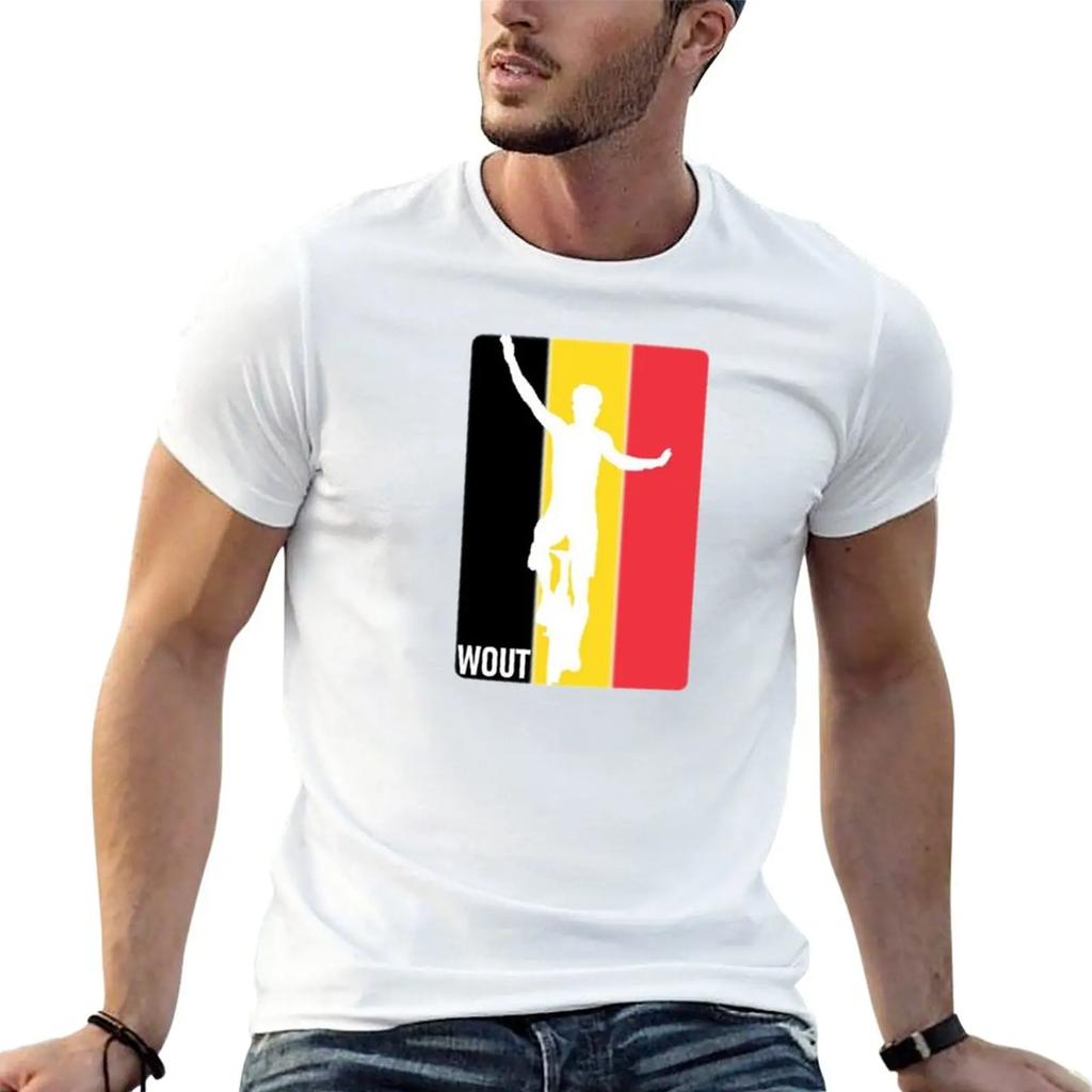 New wout van aert TShirt boys whites sweat plus size clothes Unisex clothings