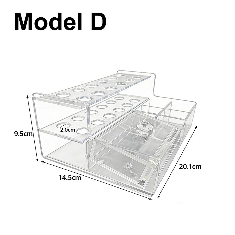 1Pcs Dental Aesthetics Resin Storage Box Adhesive Tool Holder Oral Multifunctional Storage Rack Small/Medium/Large Sizes