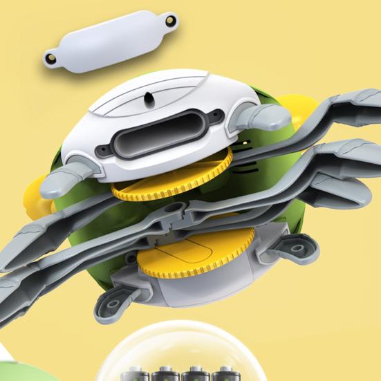 Walking Crab Bubble Machine Automatic Bubble Blower with LED Lights & Music