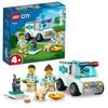 LEGO City Animal Ambulance 60382, a Toy Block Gift for Boys and Girls Ages 4 and Up.