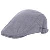 Adjustable Newsboy Caps Solid Color Flat Visor Cap Fashion Vintage Berets Hat  Men