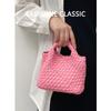 Yi Jinyuan Niche Design Portable Vegetable Basket Woven Bag Women 2022 All-matching Mother Single-shoulder Cross-body