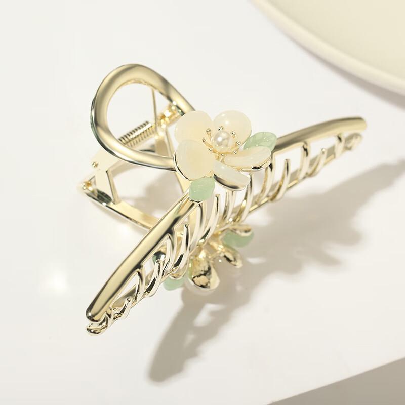 CHIMERA Large Flower Claw Clip, Hair Clip, Hair Bun Maker, Hair Accessory