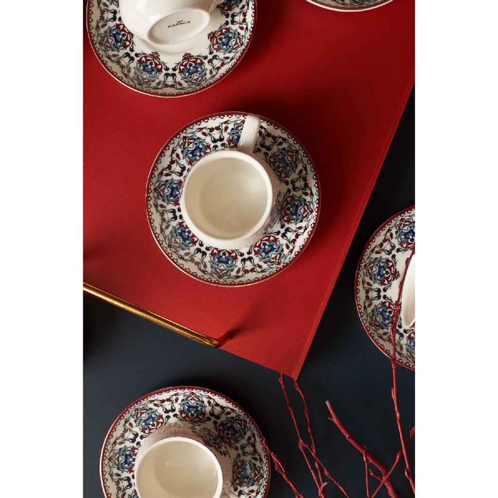 Nakka Set Of 6 Coffee Cups 100 Ml