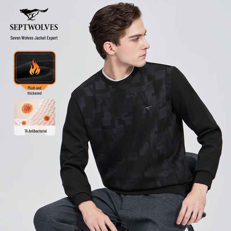 Septwolves Men s 7A Anti-Bacterial Fleece Sweatshirt XL