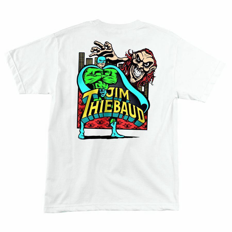 Santa Monica Airlines Jim Thiebaud VILLAIN JOKER Skateboard T Shirt WHITE Unisex T-Shirt XXL