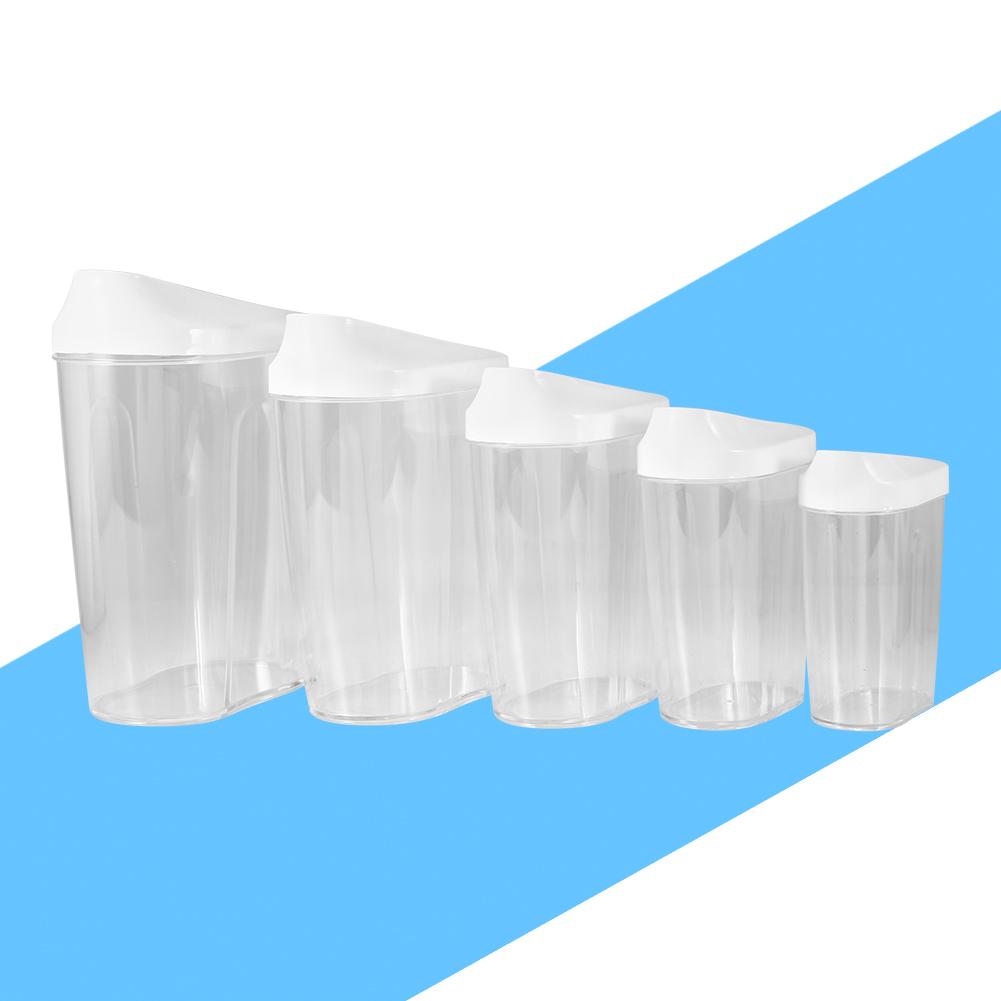 5Pcs Dry Food Storage Cereal Dispenser Pasta Food Container Box Kitchen Tool Household Supplies