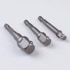 Drill 1socket Adapter Bits Set Hex Shank 14" 38" 12" 3pcs Impact Driver Tools