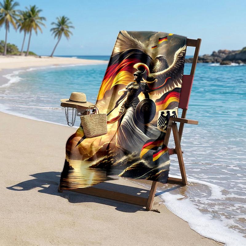 German Fashion Beach Towel: Ideal for Summer Adventures Soft, absorbent and quick drying suitable for swimming and bathing