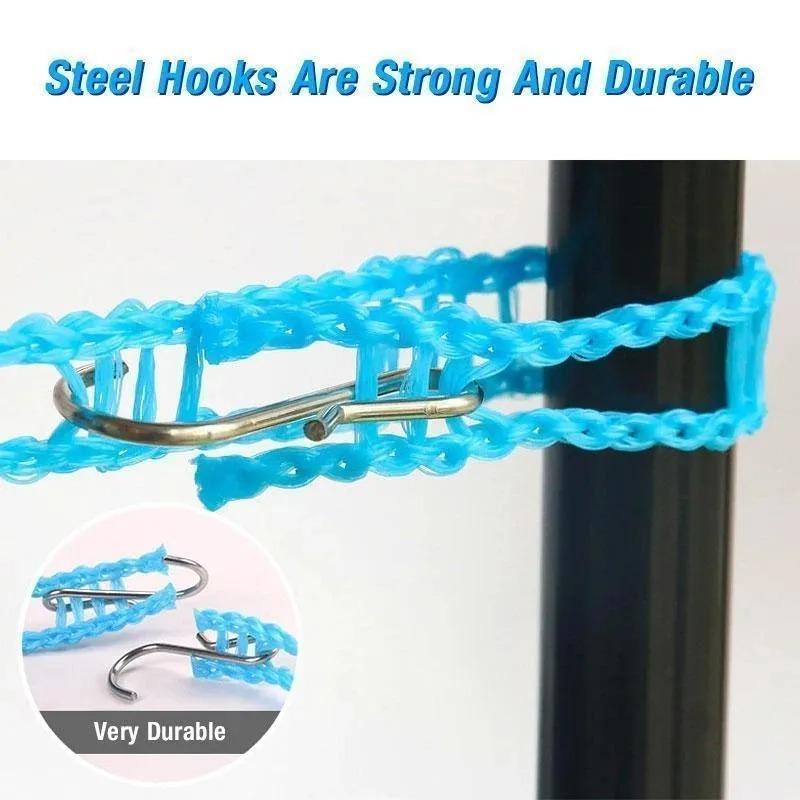 Windproof ClotheslineMeters Durable Clothes Line Rope Portable Clothes Drying Line Length Adjustable Non-Slip Lines