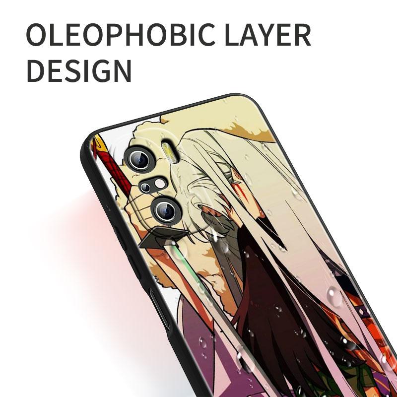 Anime Inuyasha For Xiaomi Redmi Note 12 Turbo 11E 11S 11 11T 10 10S 9 9T 9S Pro Plus 5G Black Phone Case