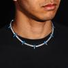 5mm Zircon Black Panther Tennis Chain Necklace - Trendy Hip Hop Jewelry with High-End Feel