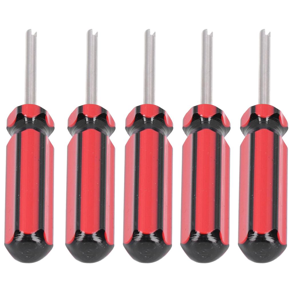 5Pcs Single Head Valve Core Remover Steel Car Truck Screwdriver for Motorcycles Bicycles