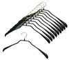 MAWA Bodyform 42 Hangers for Suits and Coats S and Set of Warranty Non-Slip (Women's M, Men's M), Black, MA4411, 10, 10-Year