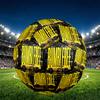 Bumblebee Print Size 5 Soccer Ball, PU Wear Resistant Football for Match Training and Daily Practice, Birthday Gift for Soccer Fans