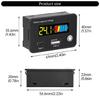 LCD Display Battery Power Monitor with  QC3.0 USB Type C Port for Electric Vehicle Solar Car Lithium Lead Acid Batteries