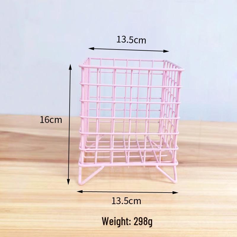 Nordic Iron Coffee Capsule Holder & Multi-Functional Desktop Storage Basket