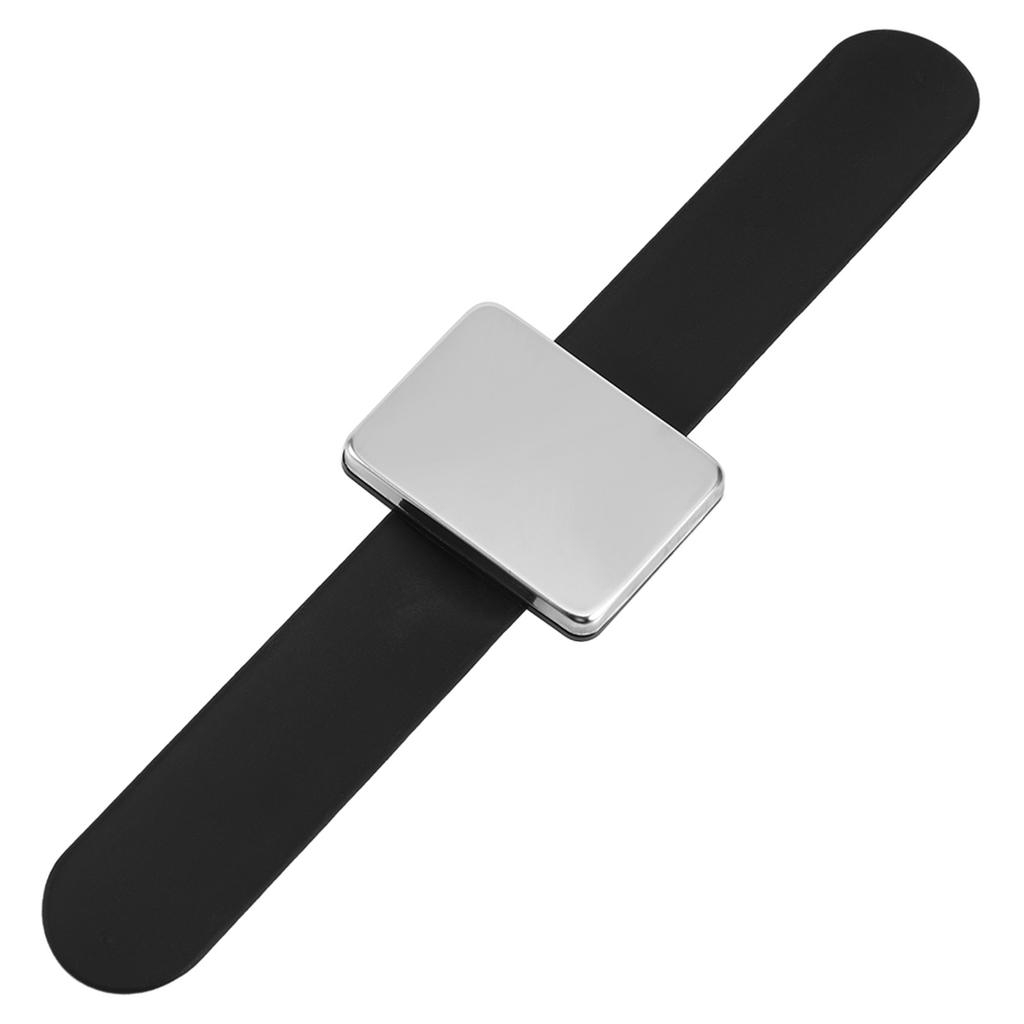 Magnetic Wrist Band Hair Grip Holder Hair Clip Collector Hairdressing Accessory (Black)
